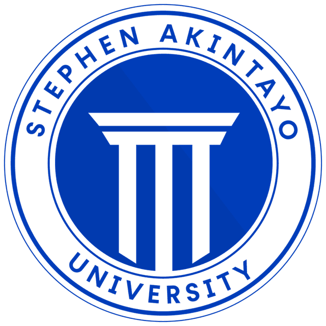 Stephen Akintayo University logo